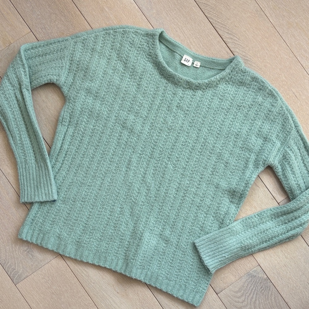GAP Mint Green wool and alpaca sweater